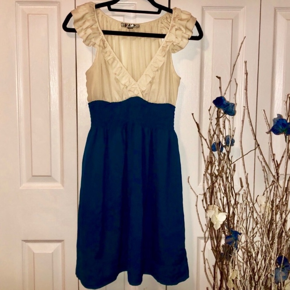 Love 21 fit and flare ruffle dress!